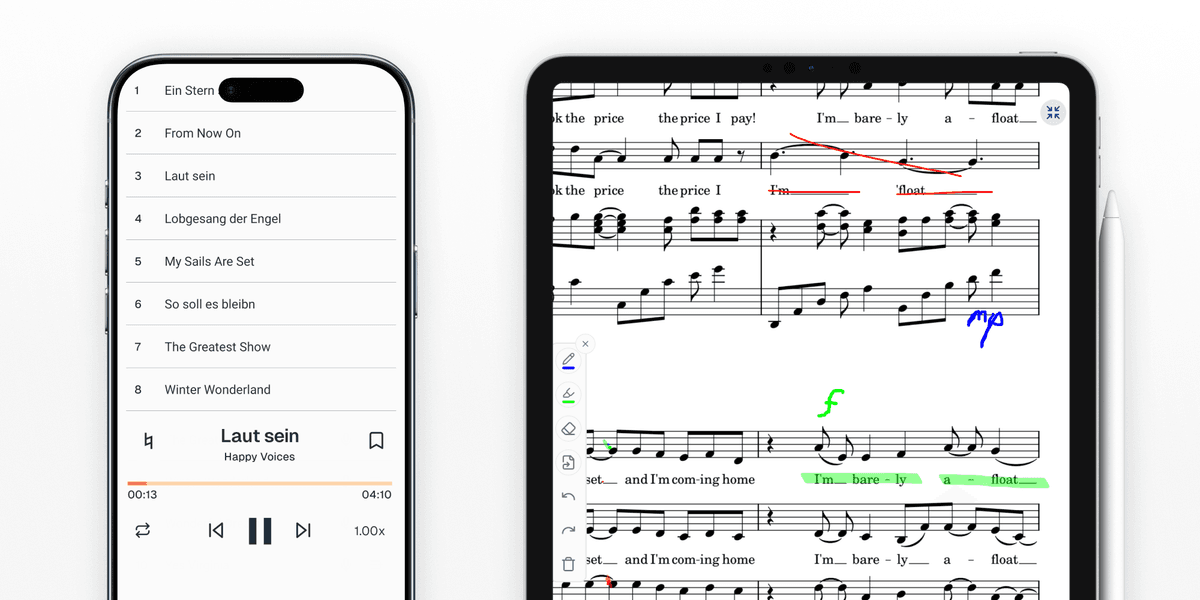 Your songs always with you